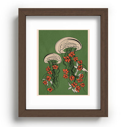 Floral Jellyfishes 2 Framed Art Print Gallery Image 64