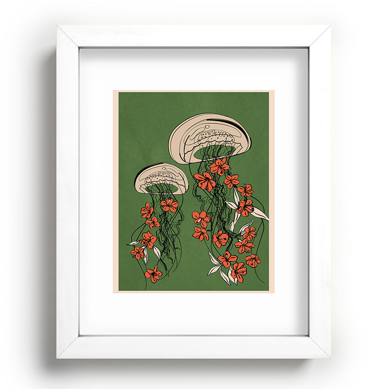 Floral Jellyfishes 2 Framed Art Print Gallery Image 76
