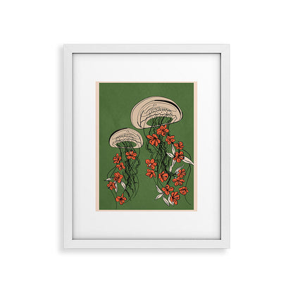 Floral Jellyfishes 2 Framed Art Print Gallery Image 22