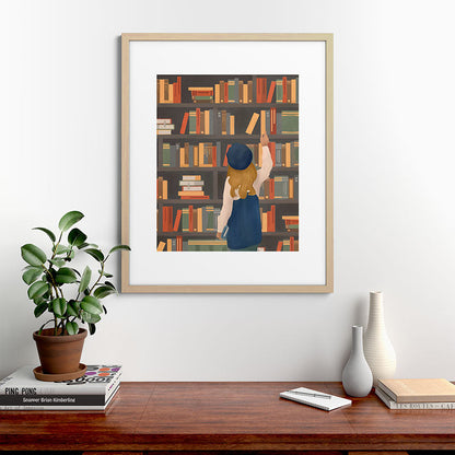 Library Love Framed Art Print Gallery Image 49