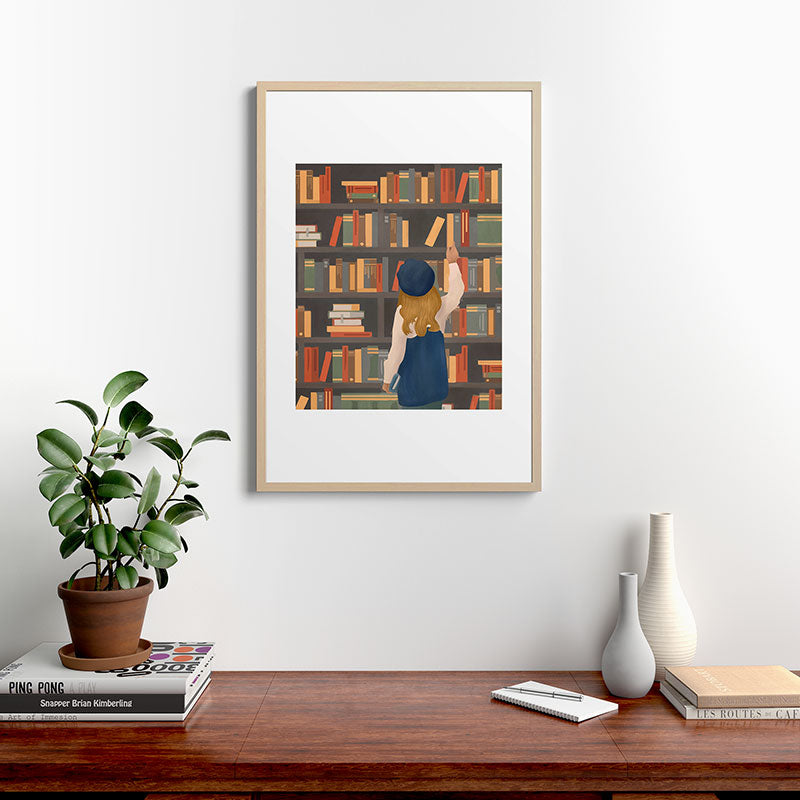 Library Love Framed Art Print Gallery Image 20