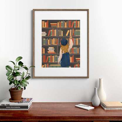 Library Love Framed Art Print Gallery Image 14
