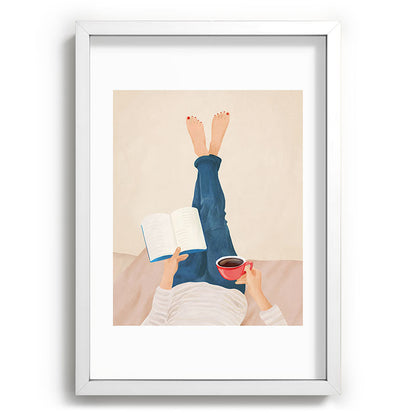 Morning Read Framed Art Print Gallery Image 77