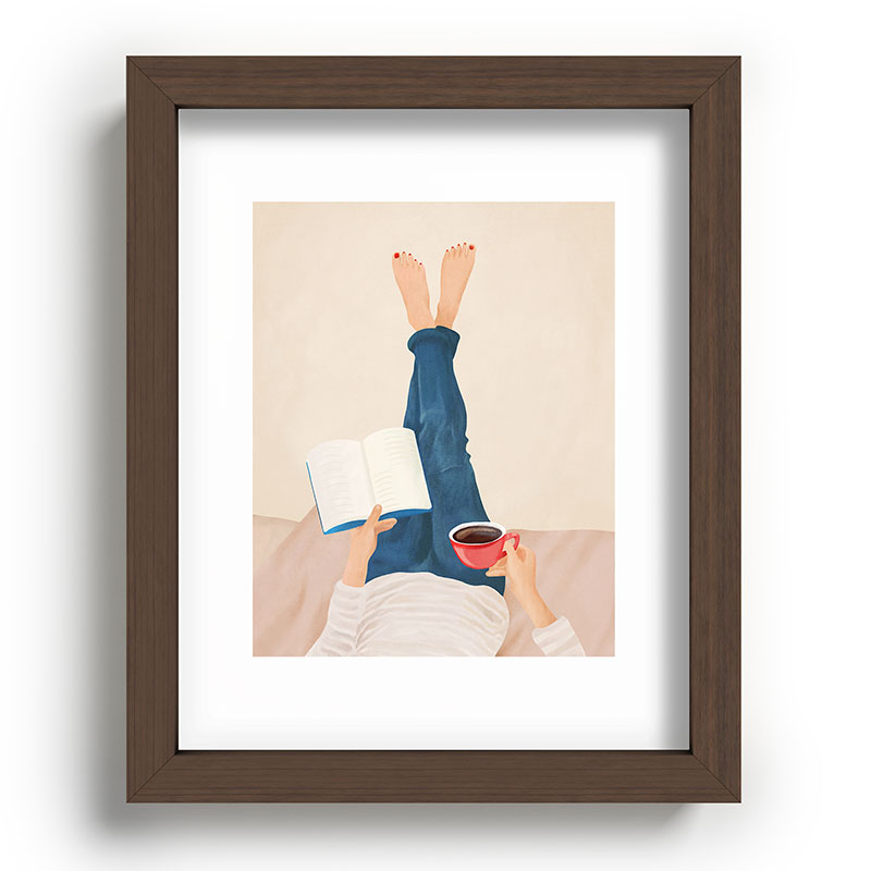 Morning Read Framed Art Print Gallery Image 63