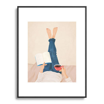 Morning Read Framed Art Print Gallery Image 85