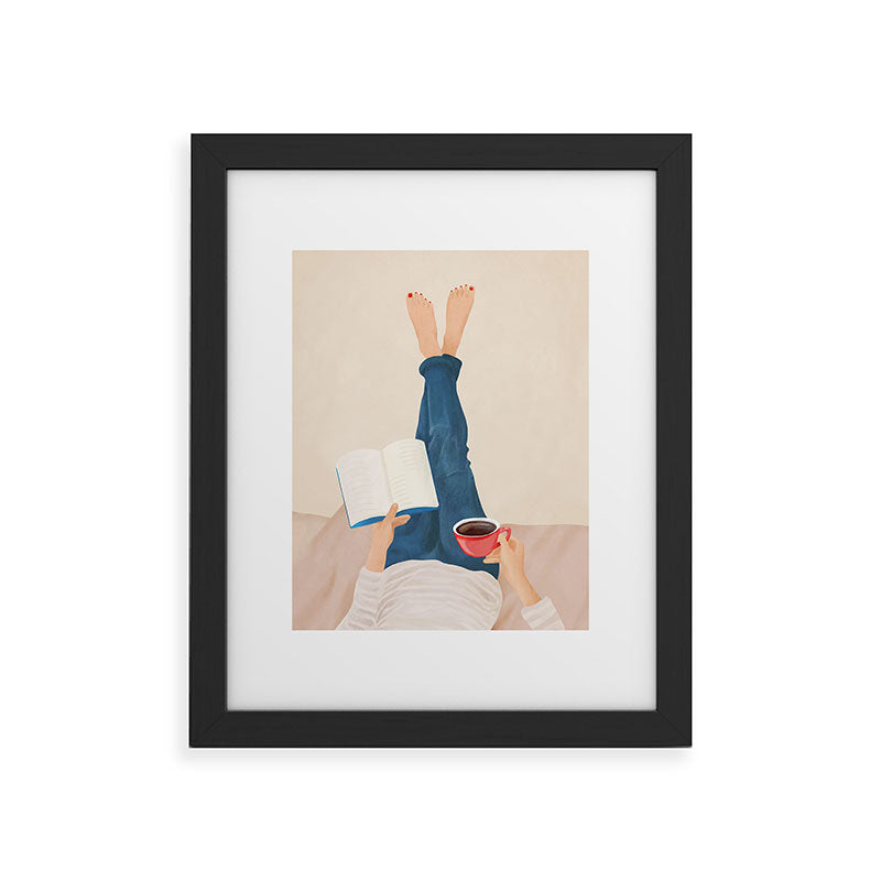 Morning Read Framed Art Print Gallery Image 32