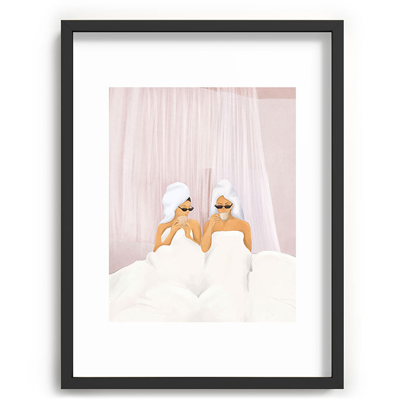 Morning with a friend Framed Art Print Gallery Image 61
