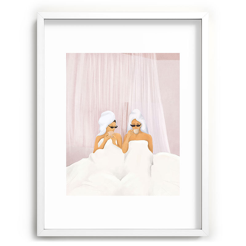 Morning with a friend Framed Art Print Gallery Image 79