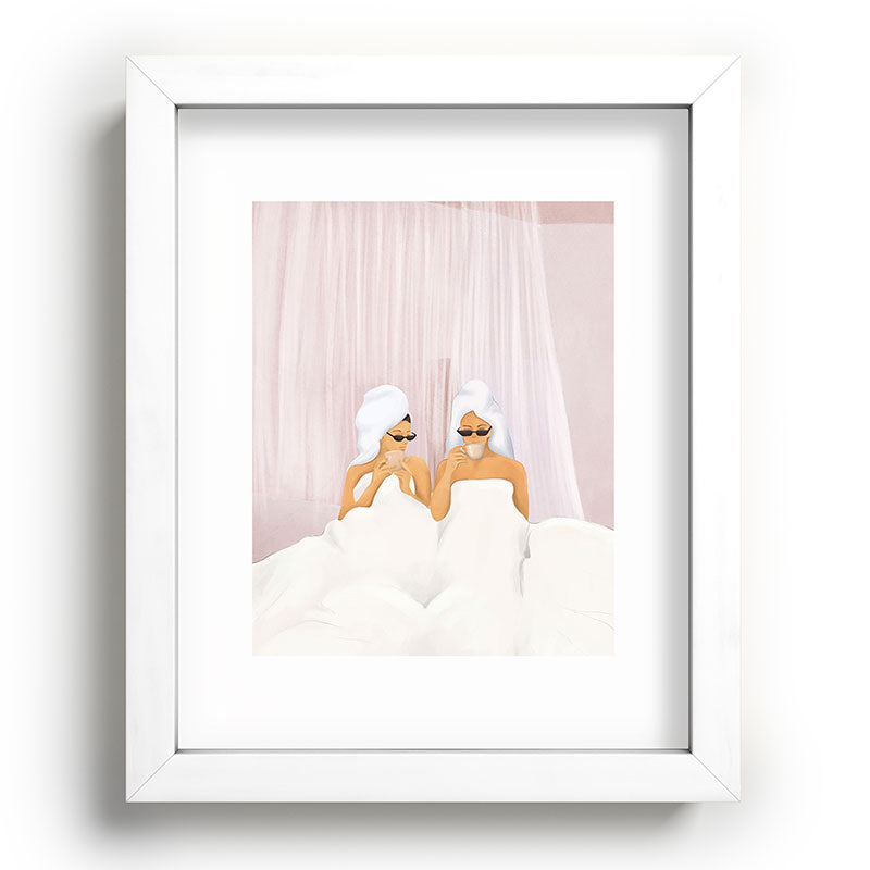 Morning with a friend Framed Art Print Gallery Image 76