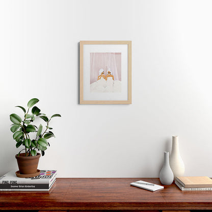 Morning with a friend Framed Art Print Gallery Image 46