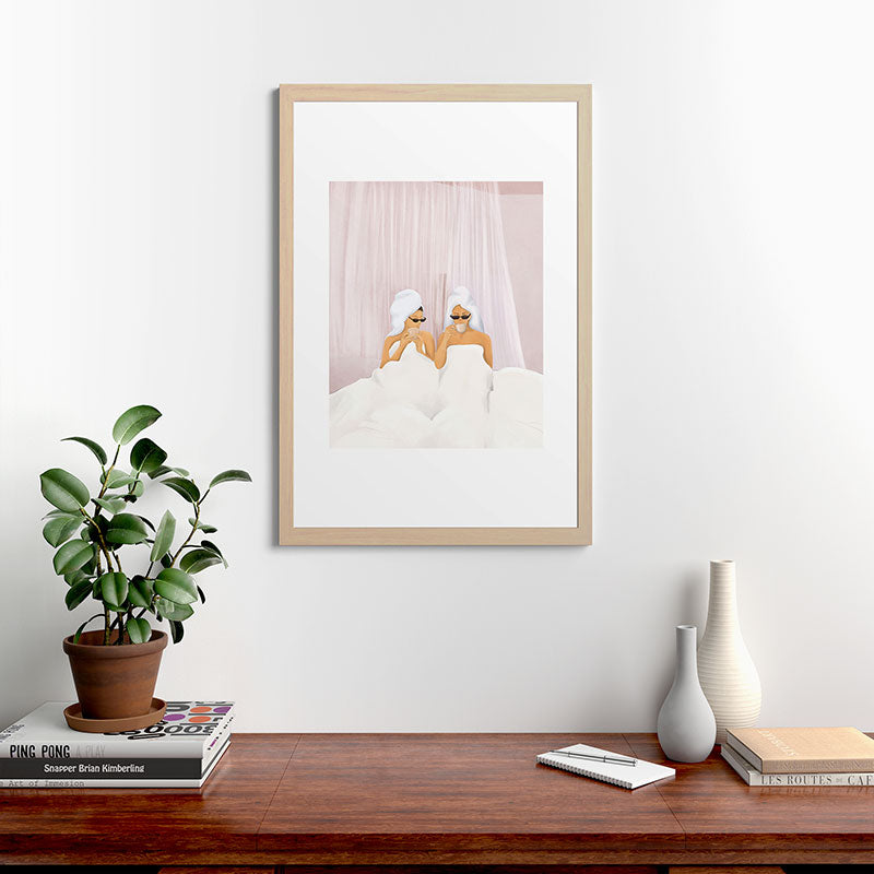 Morning with a friend Framed Art Print Gallery Image 48