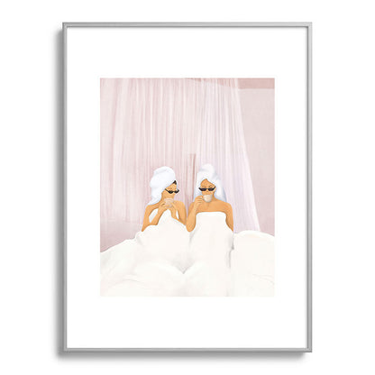 Morning with a friend Framed Art Print Gallery Image 99