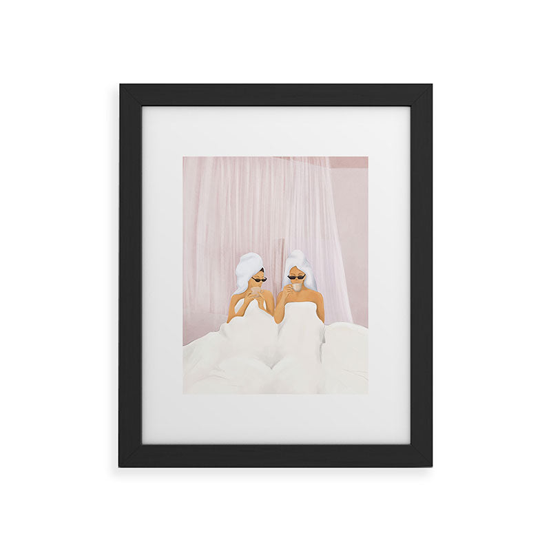 Morning with a friend Framed Art Print Gallery Image 34