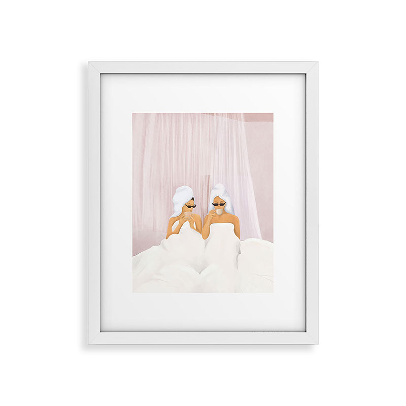 Morning with a friend Framed Art Print Gallery Image 25