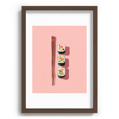 Pink Sushi Rhythm Framed Art Print Gallery Image 65