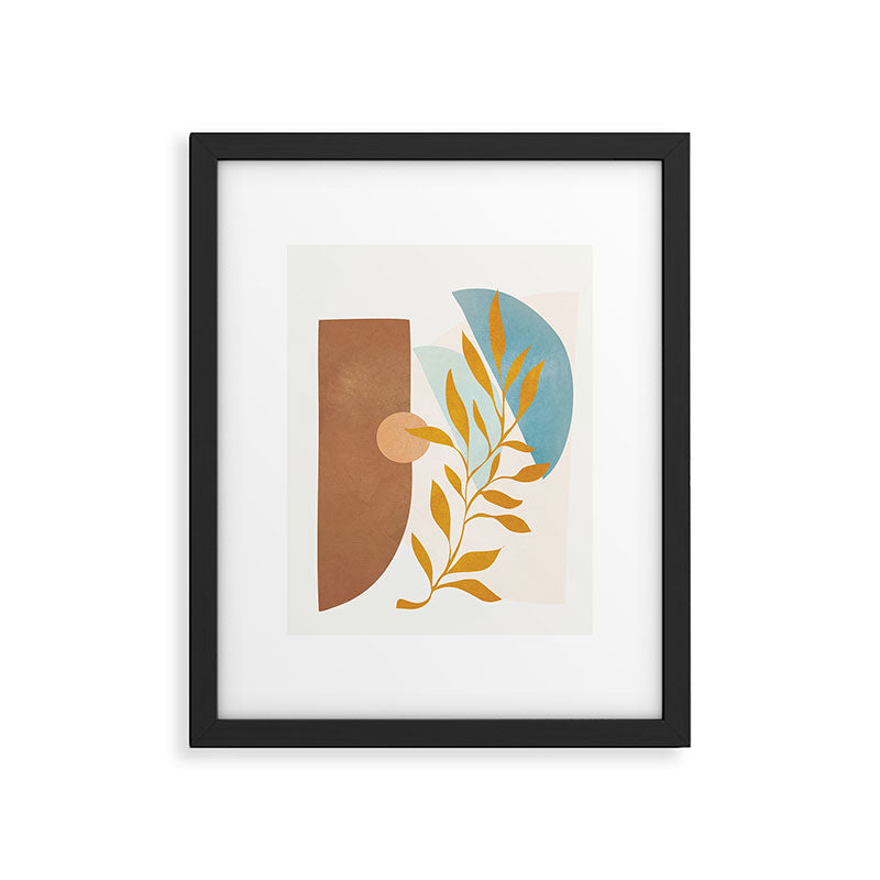 Soft Abstract Shapes 01 Framed Art Print Gallery Image 2