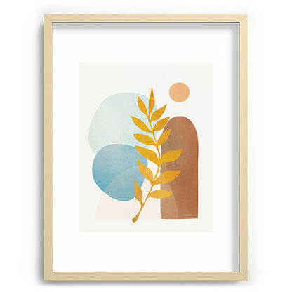 Soft Abstract Shapes 04 Framed Art Print Gallery Image 100