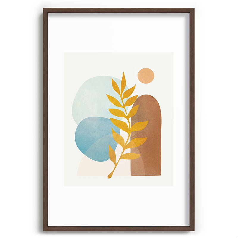 Soft Abstract Shapes 04 Framed Art Print Gallery Image 94