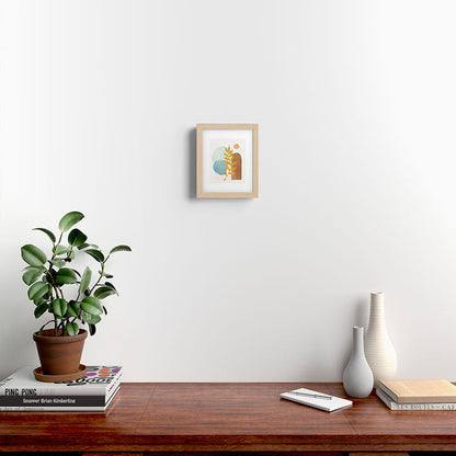 Soft Abstract Shapes 04 Framed Art Print Gallery Image 20