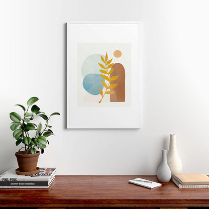 Soft Abstract Shapes 04 Framed Art Print Gallery Image 37