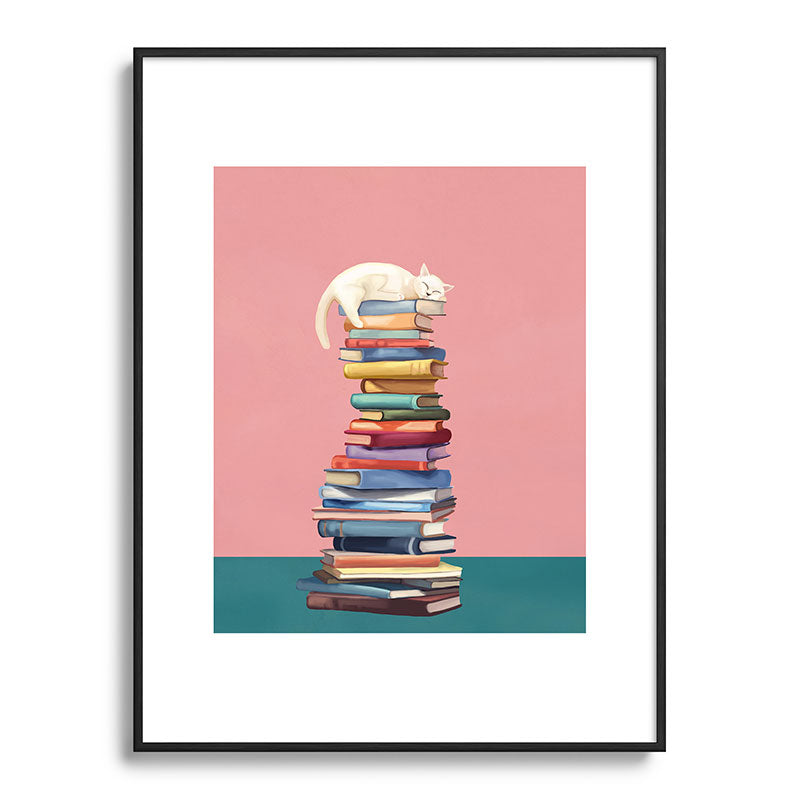 Where the Cat Dreams Framed Art Print Gallery Image 85