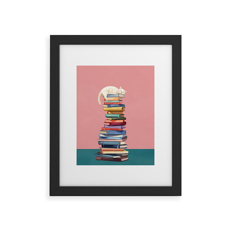 Where the Cat Dreams Framed Art Print Gallery Image 29