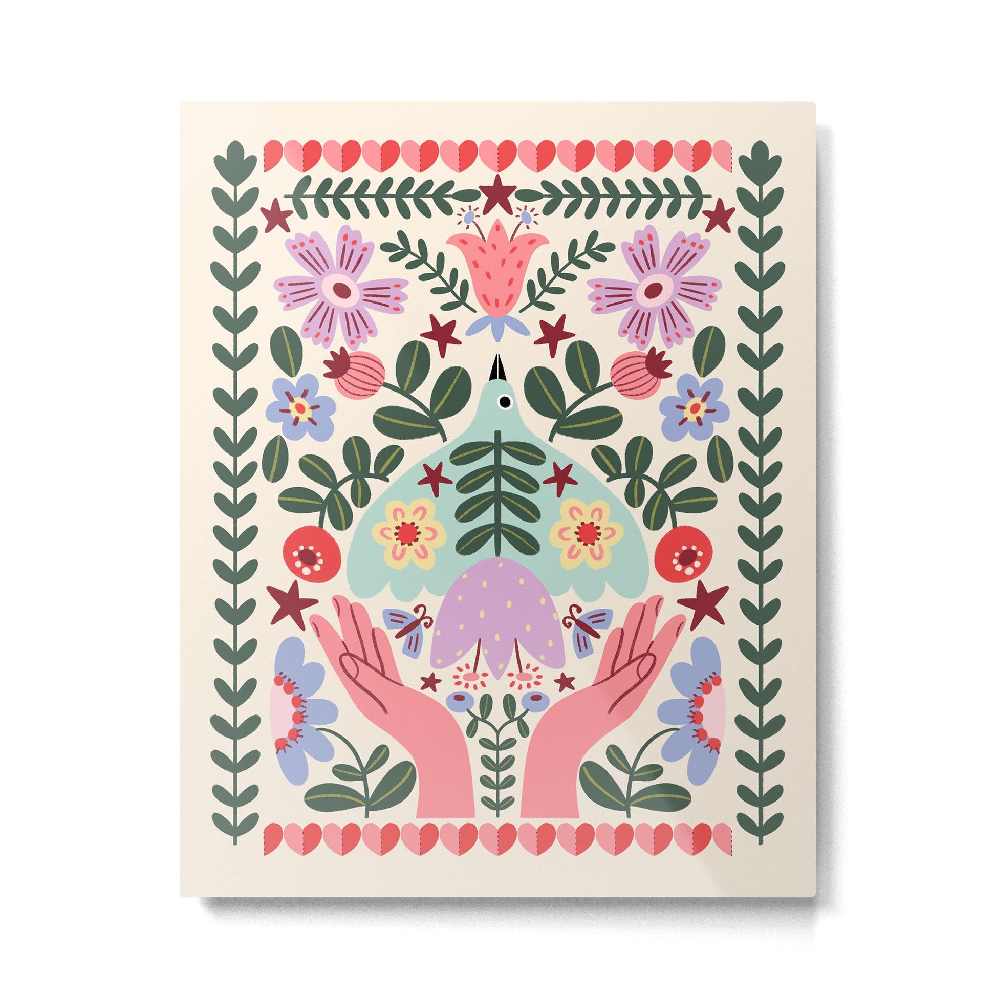 Folk Flora - Liberty Metal Print Gallery Image 3