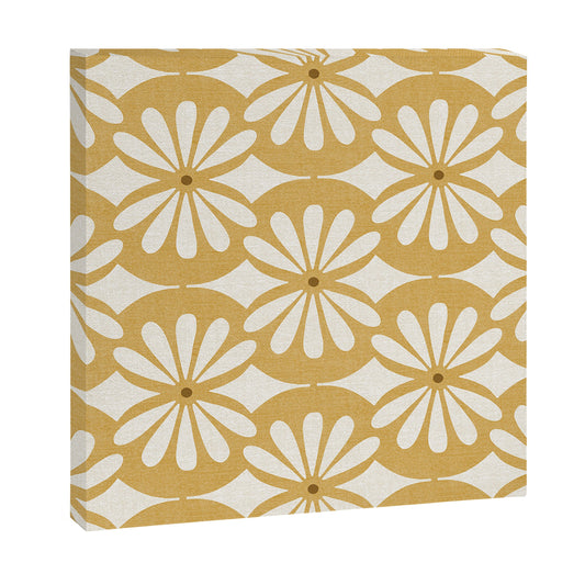 Solstice Boho Geometric Goldenrod Canvas Print Gallery Image 2