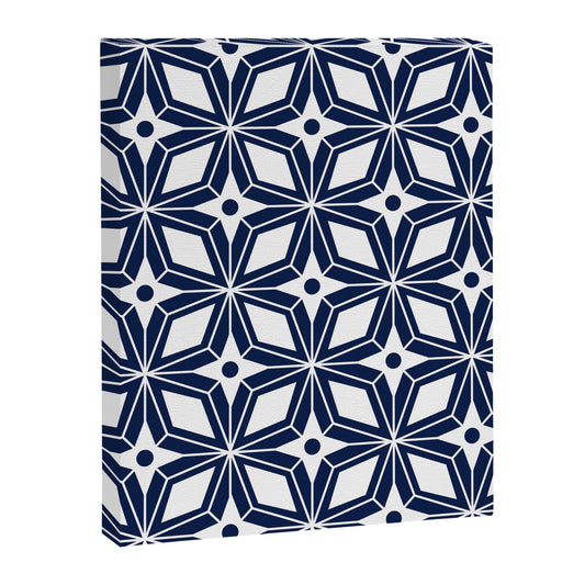 Starburst - Navy Canvas Print Gallery Image 1