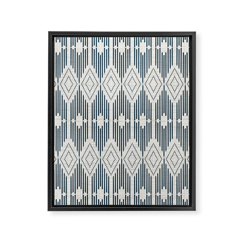 West End - Linen Framed Canvas Print Gallery Image 1