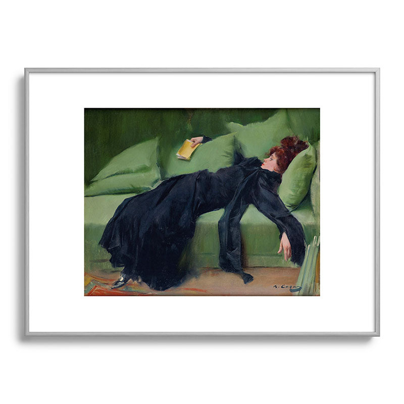 Decadent Young Woman after the Dance Framed Art Print Gallery Image 99