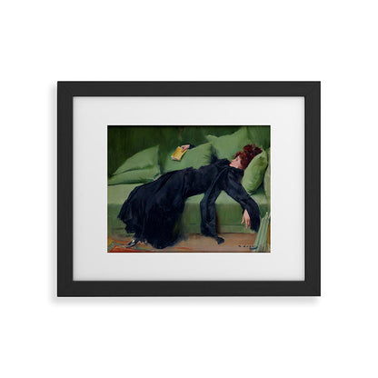 Decadent Young Woman after the Dance Framed Art Print Gallery Image 34