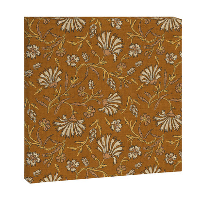 KALAMI FLORAL MUSTARD Canvas Print Gallery Image 6