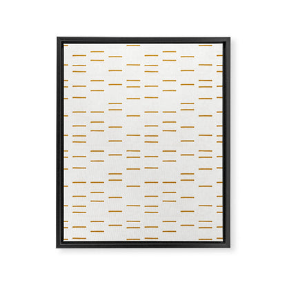 OCHRE LINE Framed Canvas Print Gallery Image 8
