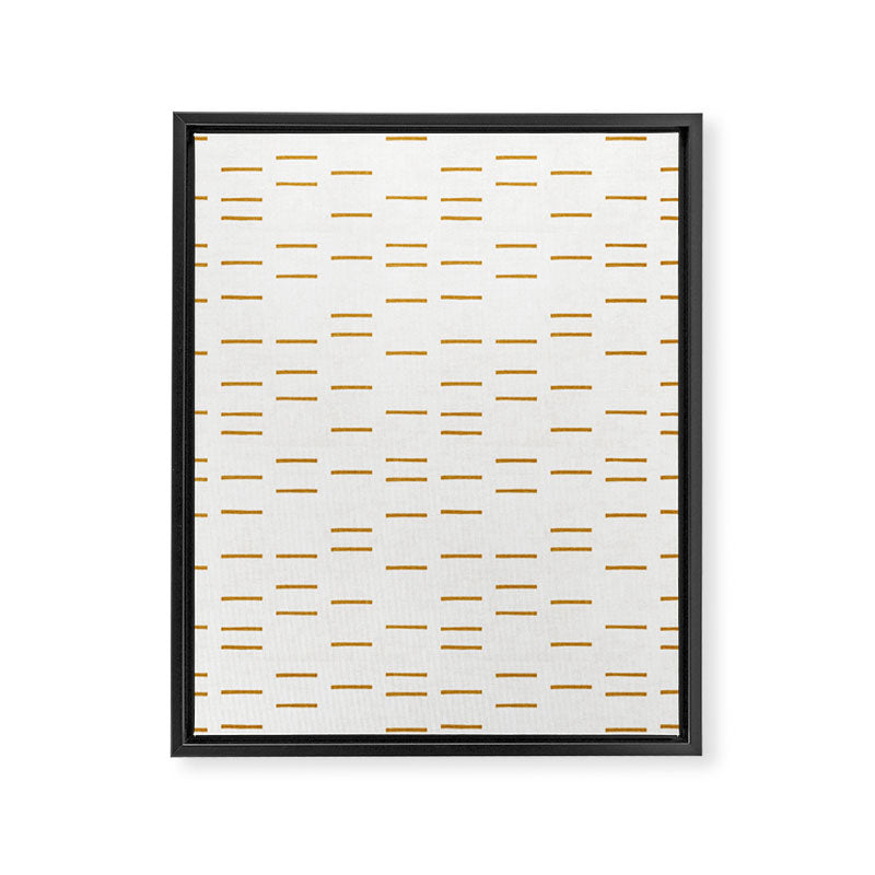 OCHRE LINE Framed Canvas Print Gallery Image 5