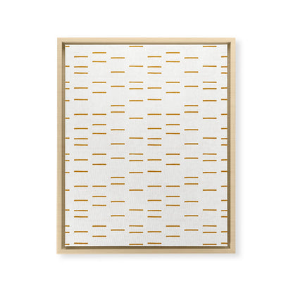 OCHRE LINE Framed Canvas Print Gallery Image 22