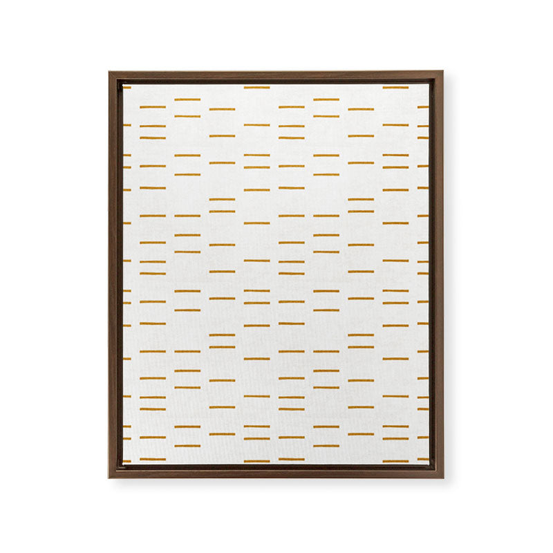 OCHRE LINE Framed Canvas Print Gallery Image 10