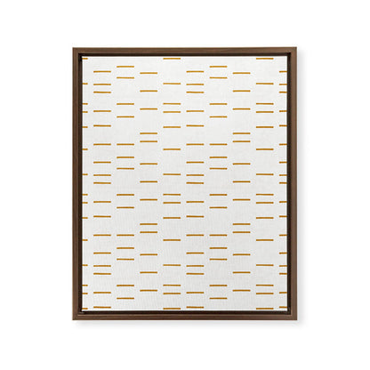 OCHRE LINE Framed Canvas Print Gallery Image 17