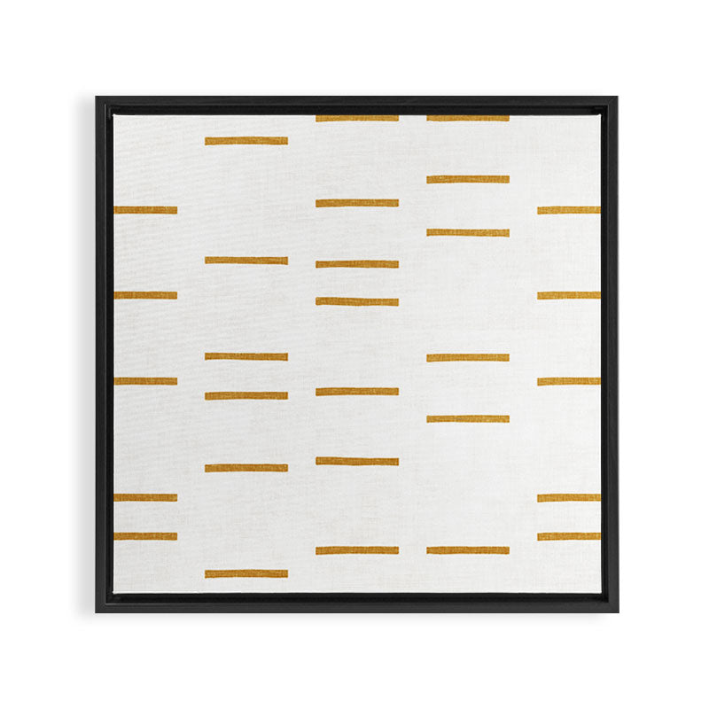 OCHRE LINE Framed Canvas Print Gallery Image 9