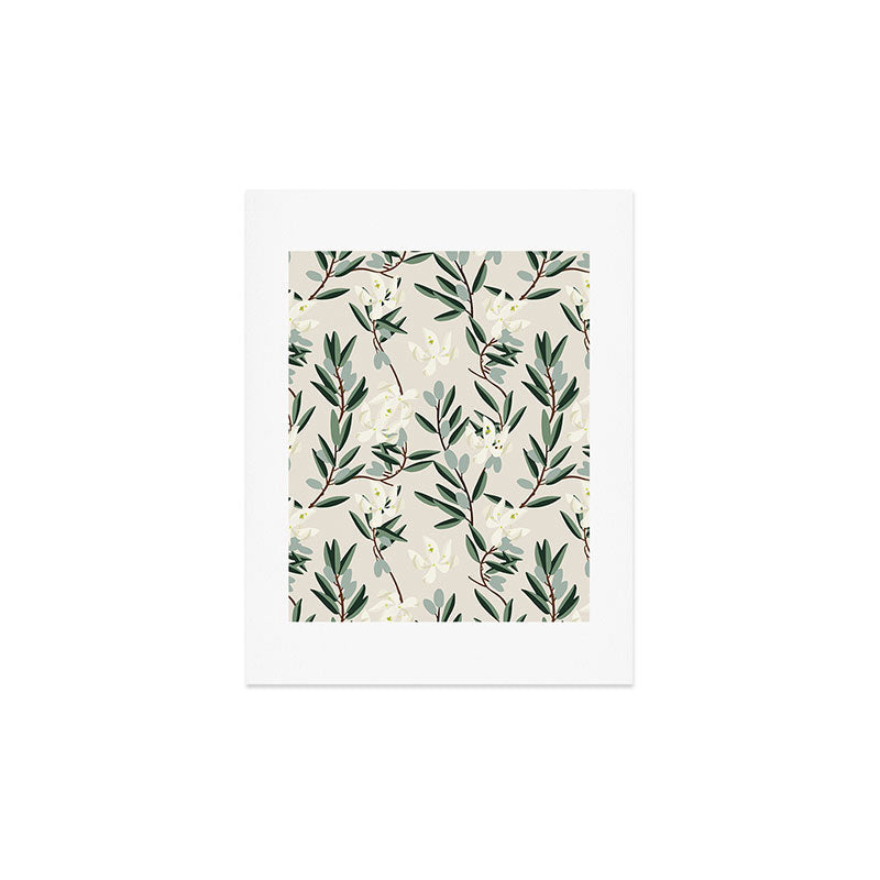 OLIVE BLOOM Art Print Gallery Image 3