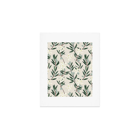 OLIVE BLOOM Art Print Gallery Image 1