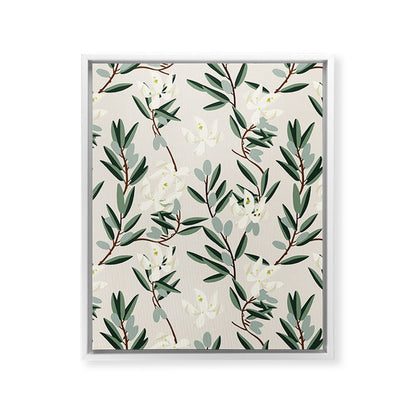 OLIVE BLOOM Framed Canvas Print Gallery Image 35