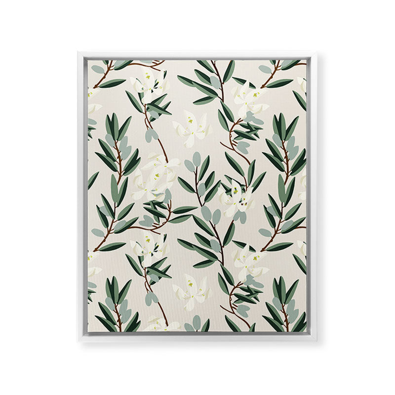 OLIVE BLOOM Framed Canvas Print Gallery Image 30