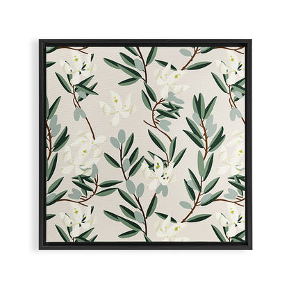 OLIVE BLOOM Framed Canvas Print Gallery Image 6