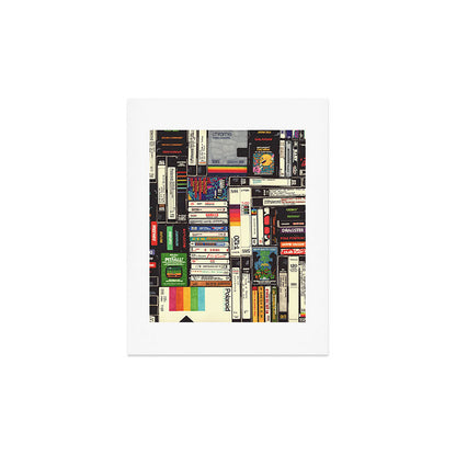 Cassettes, VHS and Video Games Art Print Gallery Image 3