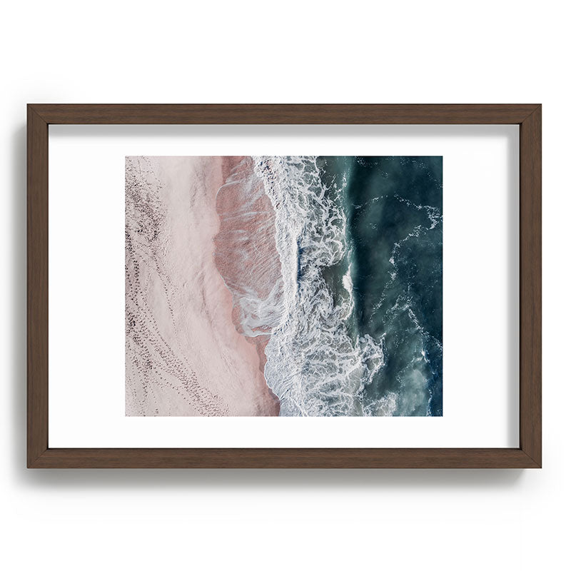 Crashing waves - Aerial Beach Ocean Sea Photography by Ingrid Beddoes Framed Art Print Gallery Image 65