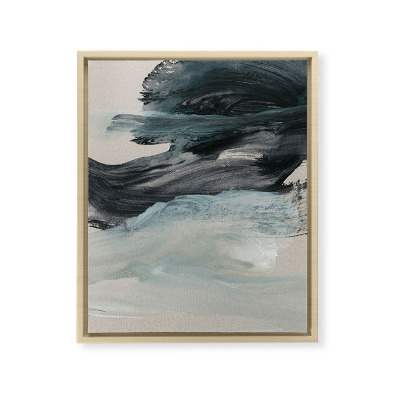 minimal brushstrokes 3 Framed Canvas Print Gallery Image 8