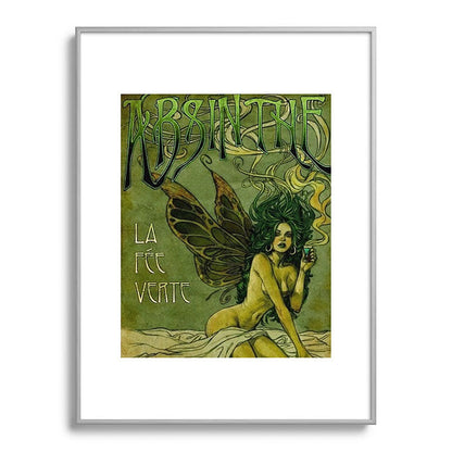 Vintage Parisian Green Fairy Absinthe Alcoholic Aperitif Advertisement Poster Framed Art Print Gallery Image 135