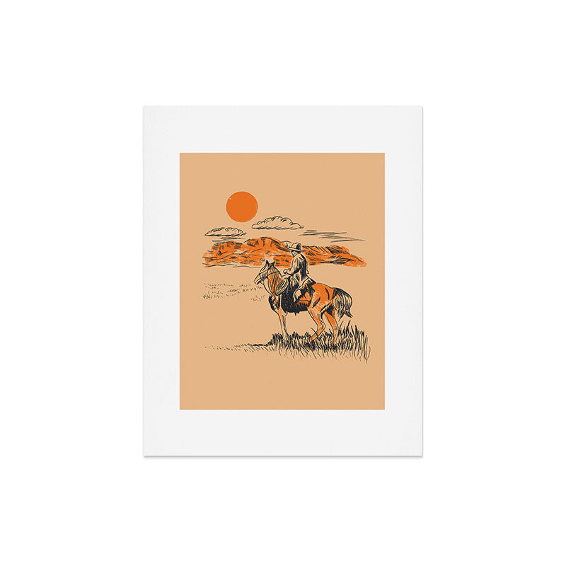 Old Western Cowboy Art Print Gallery Image 5