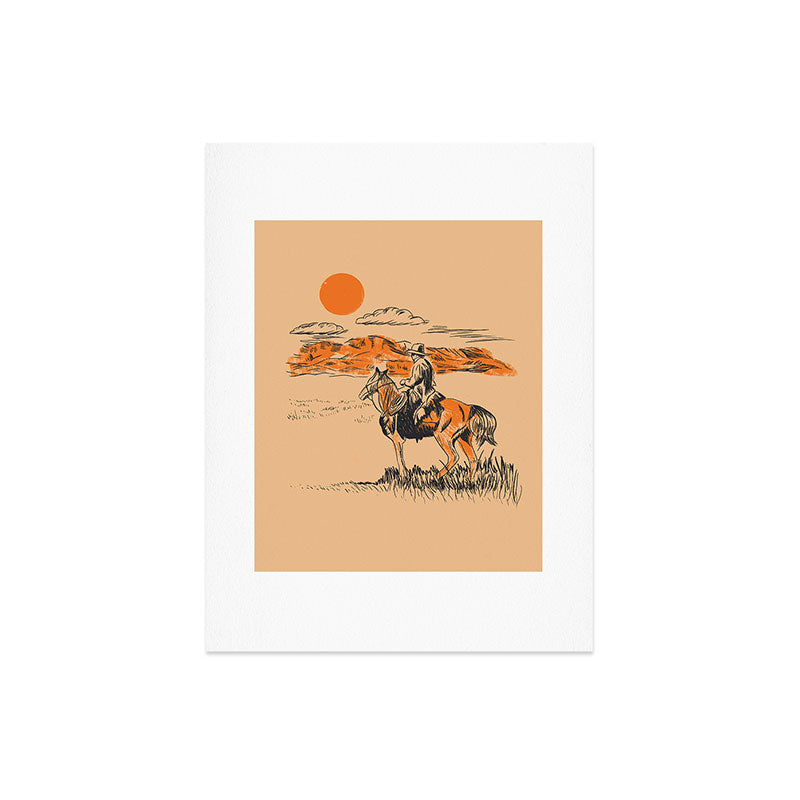 Old Western Cowboy Art Print Gallery Image 6